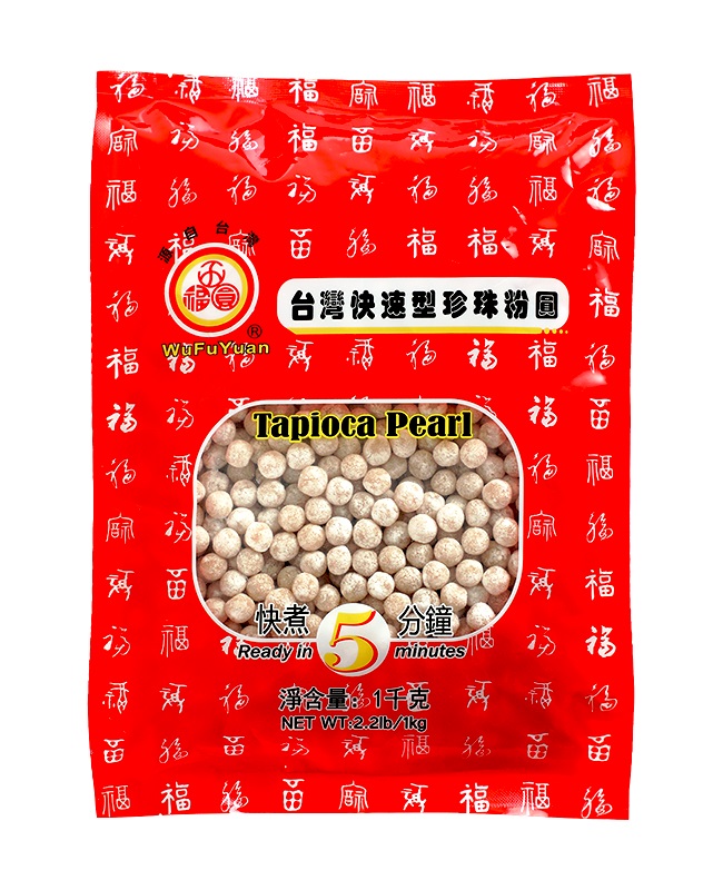 Perle di tapioca dorate grandi Wu Fu Yuan 1Kg.